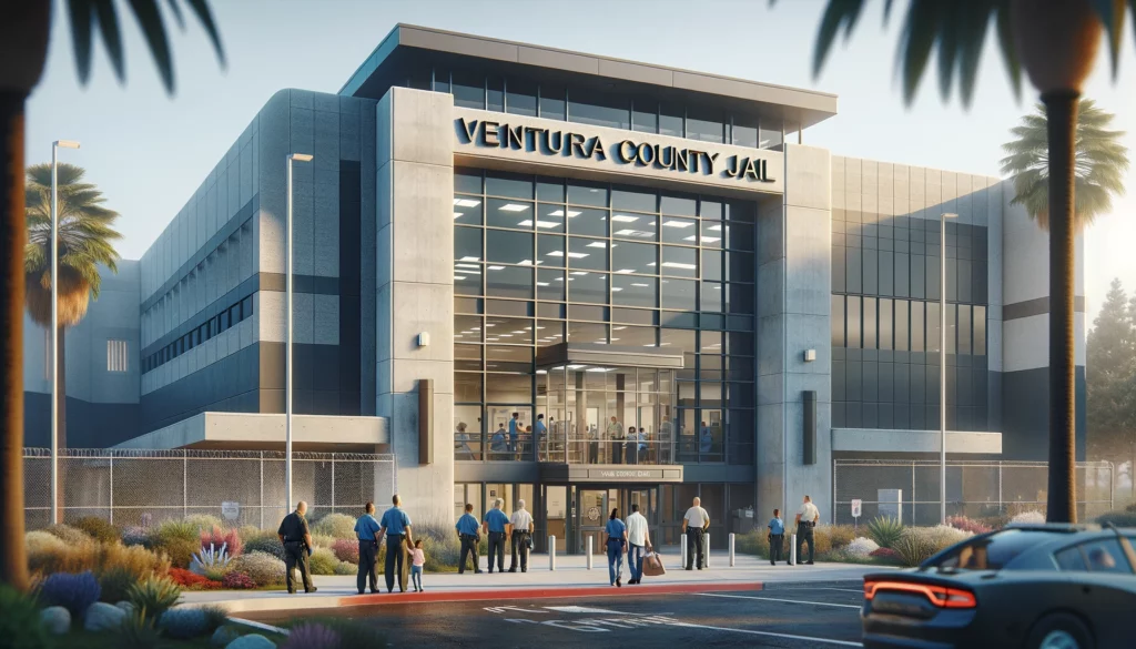 front of Ventura County Jail