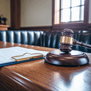 courtroom in California 