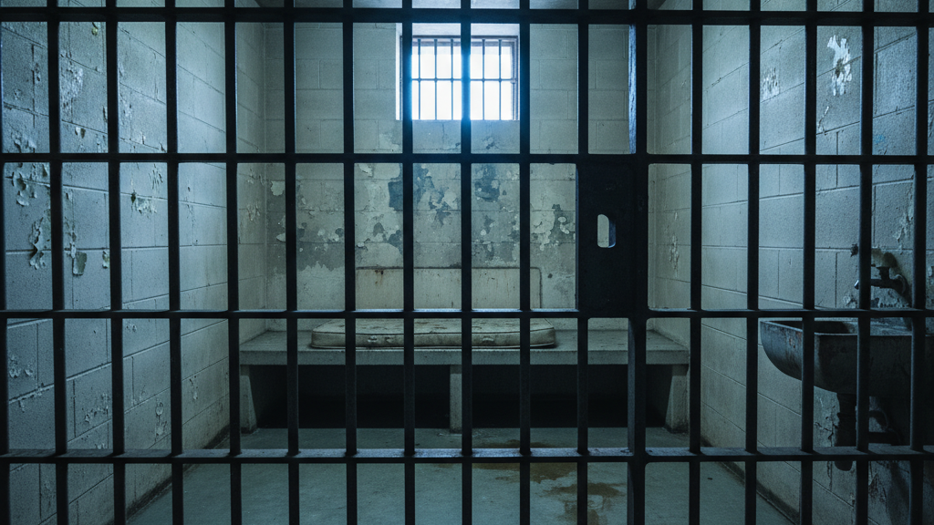 Empty Jail Holding Cell