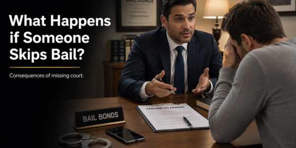 Bail bondsman discussing failure to appear consequences