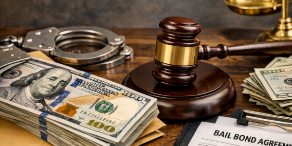 Professional illustration of Do You Get Bail Money Back? Cash Bail vs. Bail Bond Refunds Explained