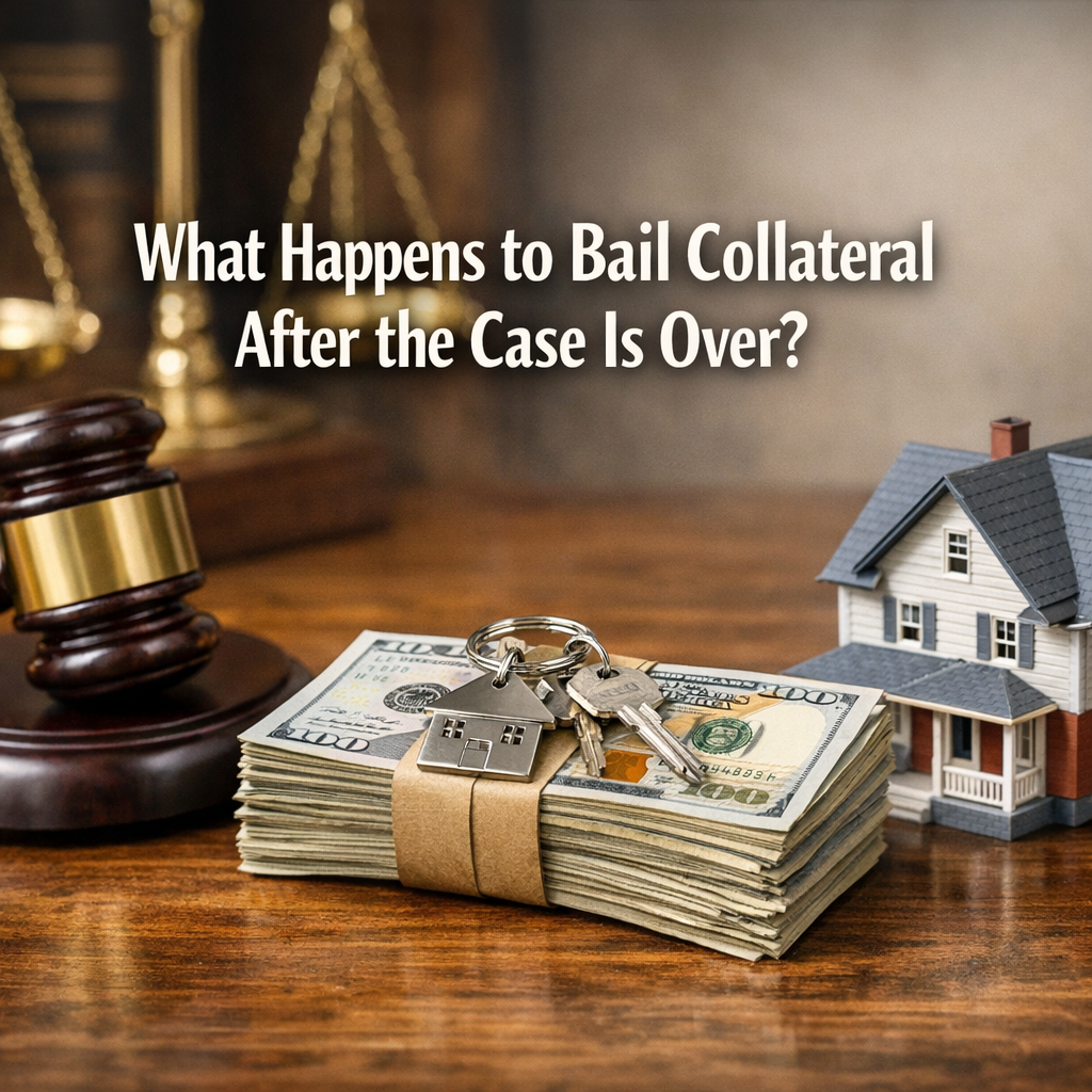 Professional illustration of What Happens to Bail Collateral After the Case Is Over